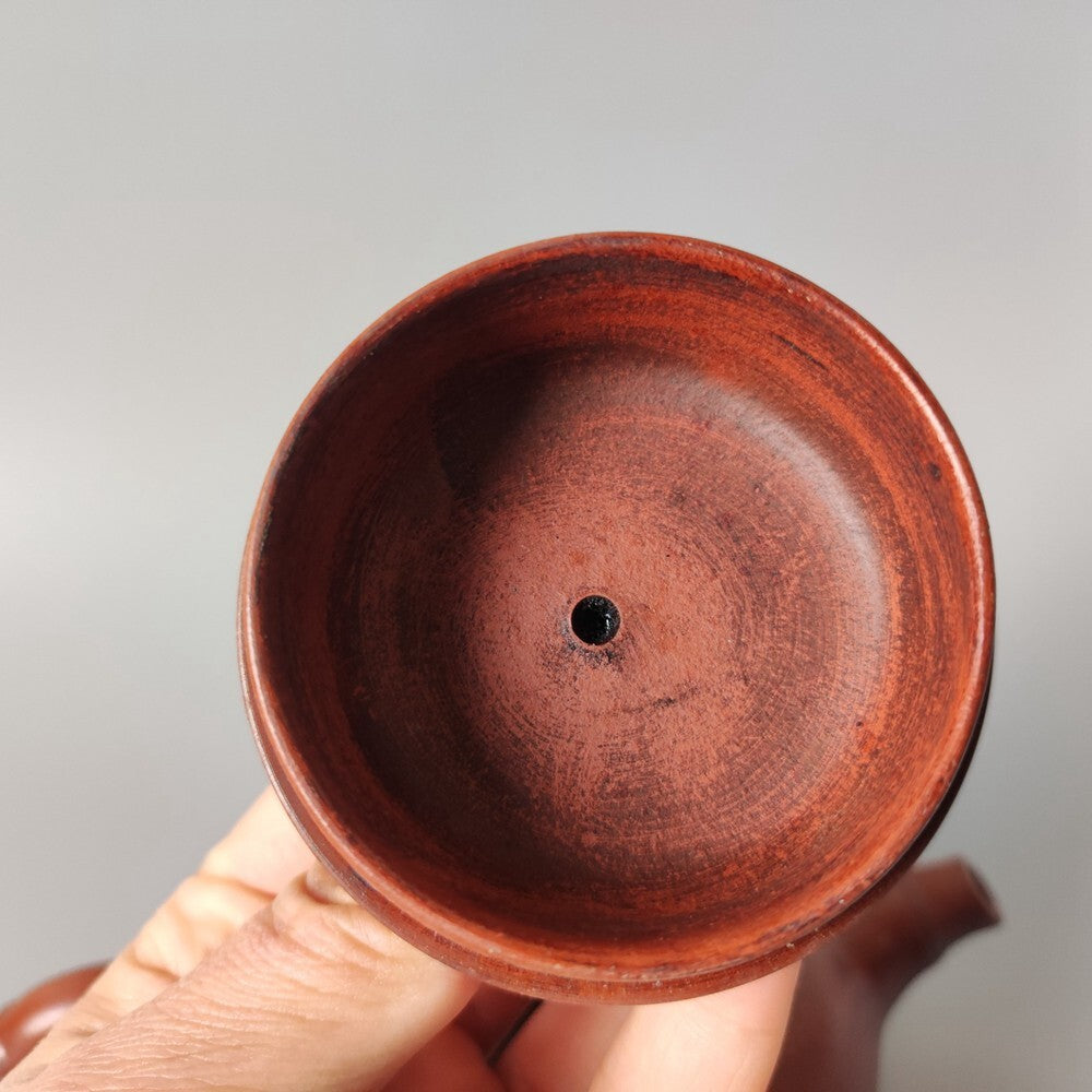 Chinese Yixing Zisha Clay Teapot Line circle Pot Shao Jingnan 400ml