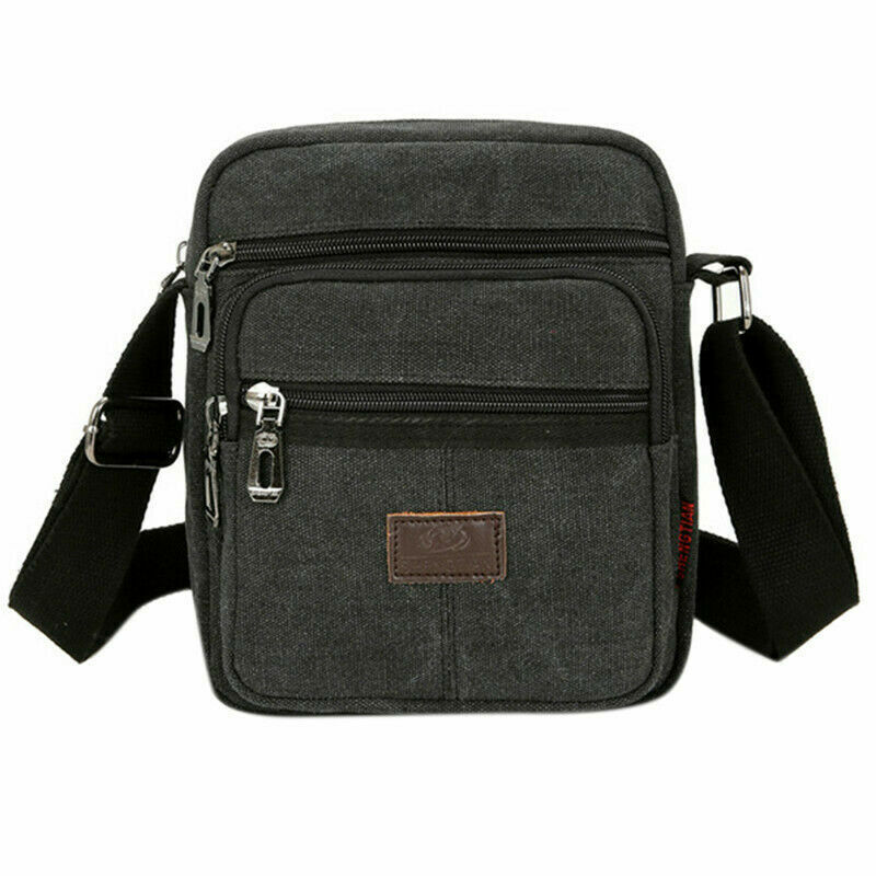 Retro Shoulder Bag Flip Casual Messenger Canvas Fashion Zipper Multifunctional