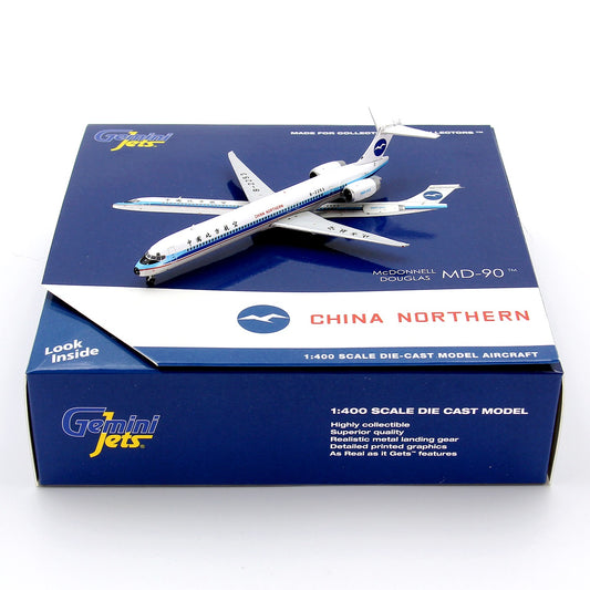 1:400 Geminijets China Northern Airlines MD-90 Passenger Airplane Diecast Model