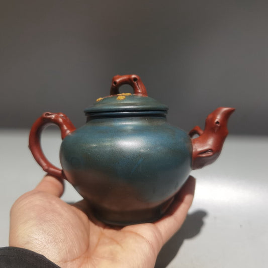 Chinese Fine Yixing Zisha Clay Teapot Plum Blossom Tea Set Wang Yinxian 320ml