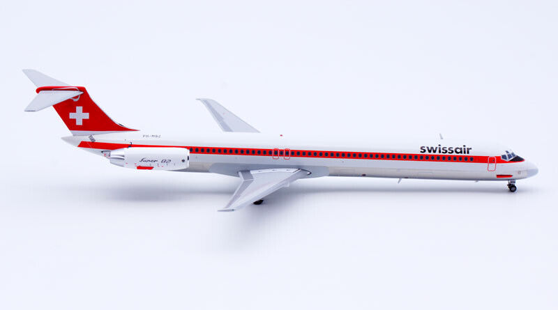 1:200 JC Wings swissair MD-82 Passenger Airplane Diecast Aircraft Model