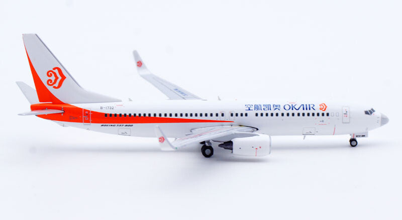 1:400 JC Wings Okay Airways Boeing 737-800 Passenger Airplane Diecast Model