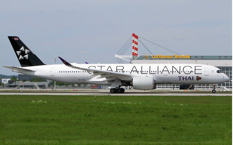 1:400 Phoenix Thai Airways Airbus A350-900 HS-THU Diecast Aircraft Plane Model