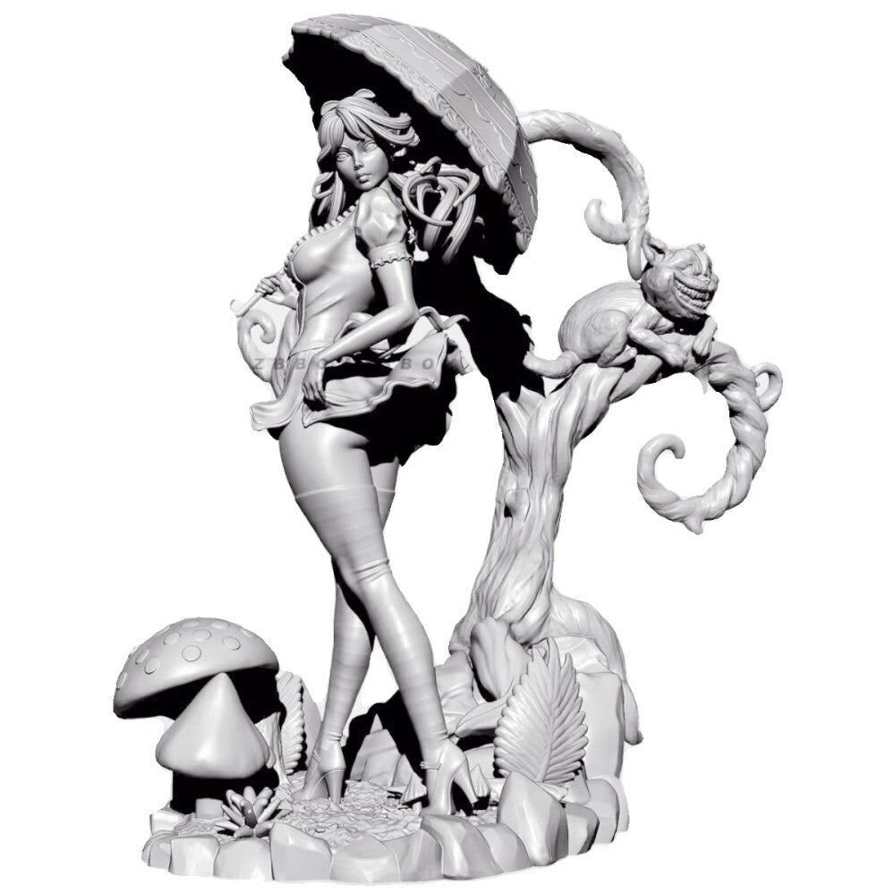 1/24 resin figure model kit Alice's Charm 3D Printing Unassembled Unpainted