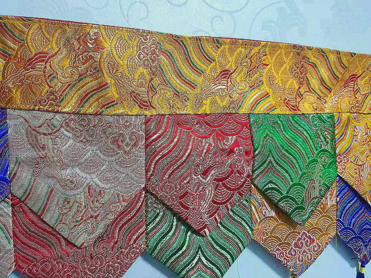 100cm Retro Altar Decor Meditation Room Buddhist Temple Table Curtain Hanging