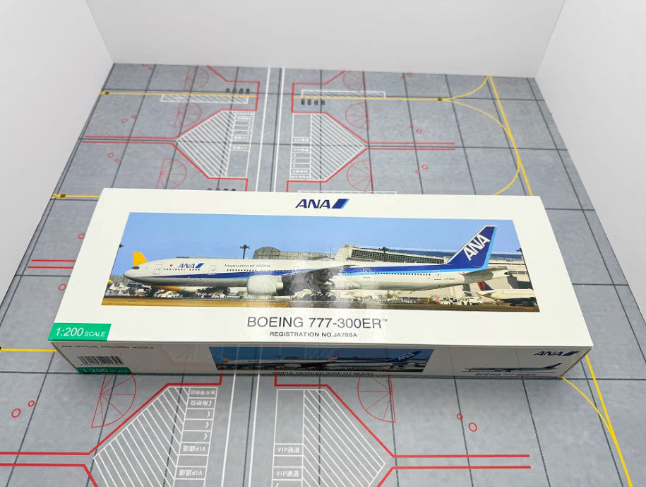 1:200 37CM Hogan ANA BOEING 777-300ER Passenger Airplane ABS Plastic Plane Model