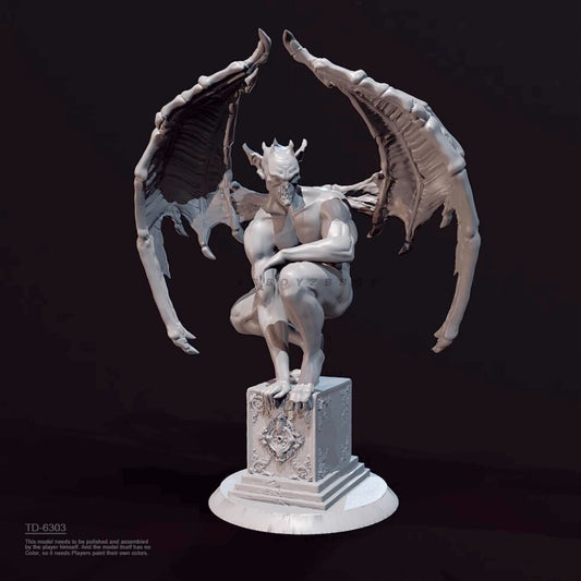 55mm resin figure model Demon Gaze 3D Printing unassembled unpainted