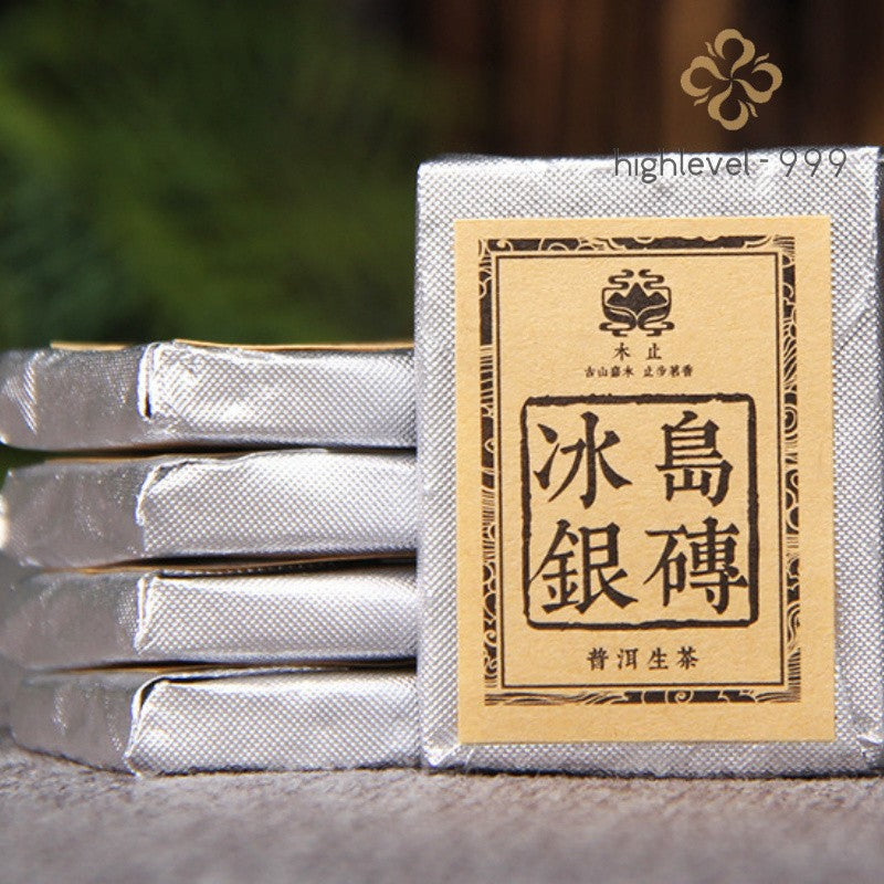 500g Raw Pu-erh Tea Spring Ancient Tree Bingdao Yin Zhuan Mini Square Tea Brick