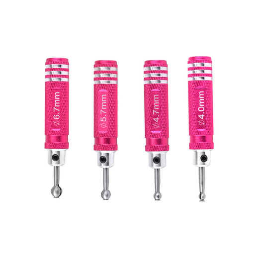 4.0/4.7/5.7/6.7mm Ball Head Reamer Driver Repair Tools Kit For RC Model Car