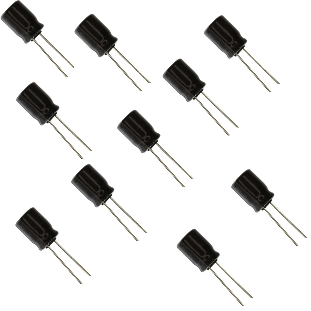 EX ELECTRONIX EXPRESS Electrolytic Radial Lead Capacitor 50V 1,000µF, Pack of 10