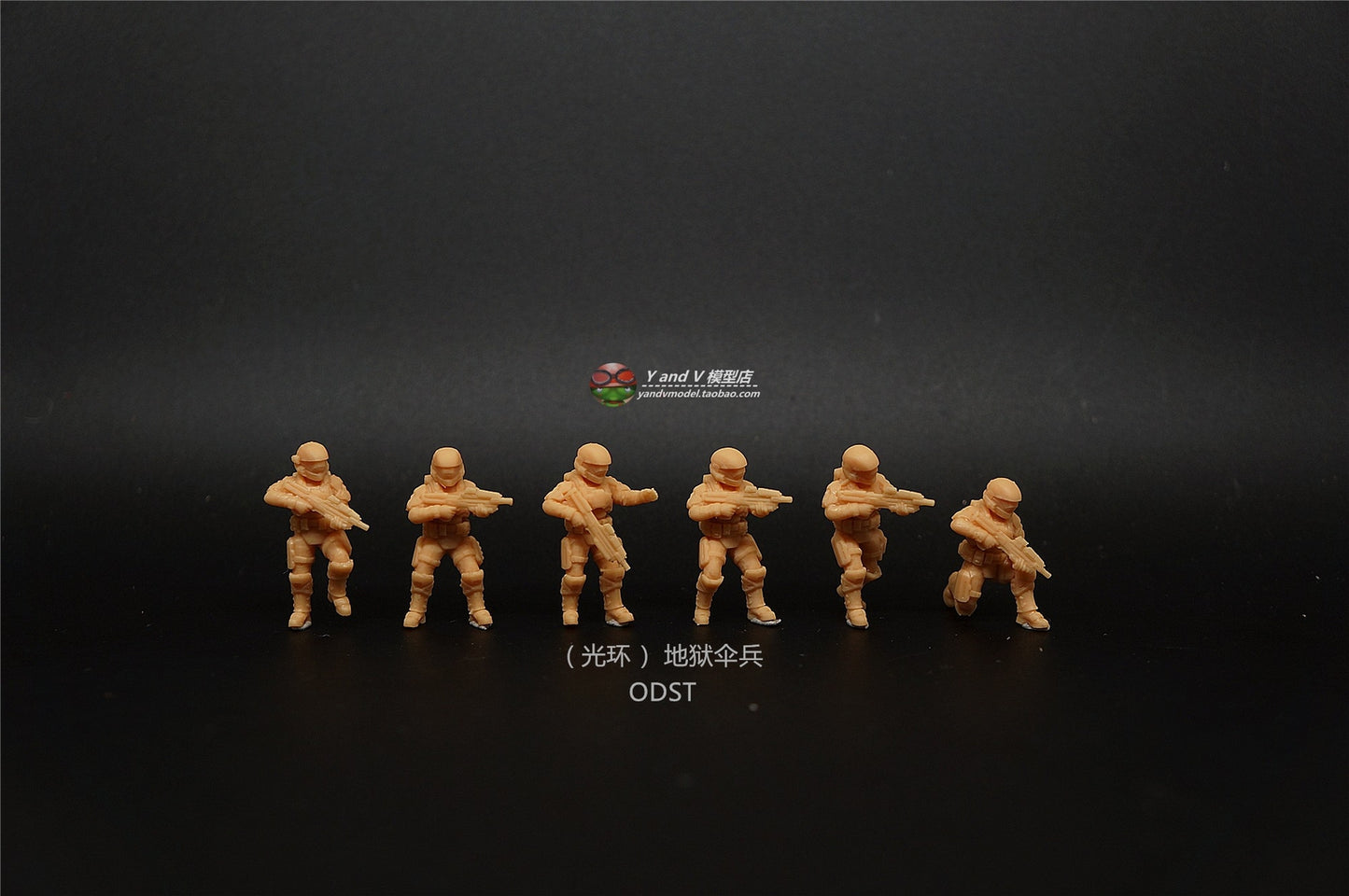 1/72Resin Figure model Modern paratrooper ODST High-precision 3D Soldier