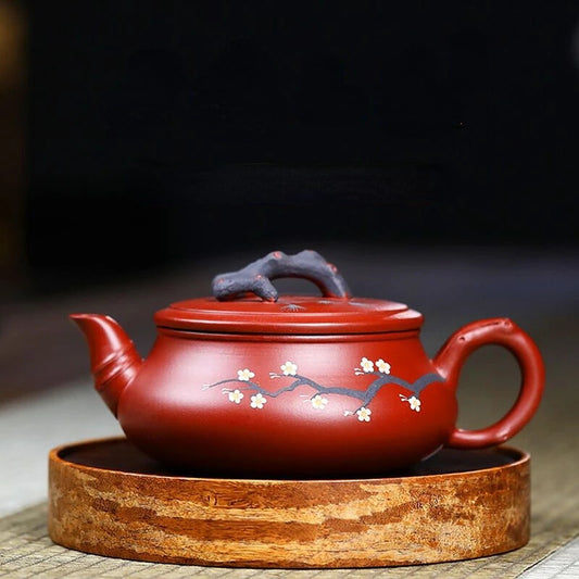 China Yixing Purple Clay Teapot Raw Ore Scoop Tea Pot Zisha Filter Kettle Set 紫砂
