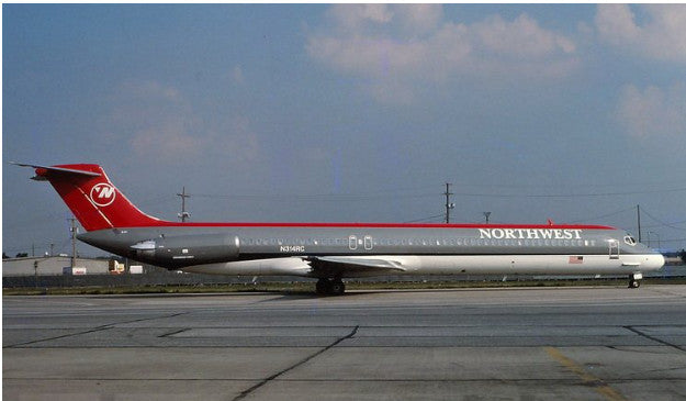 1:400 Phoenix Northwest Airlines MD-82 Airplane Diecast Aircraft Plane Model