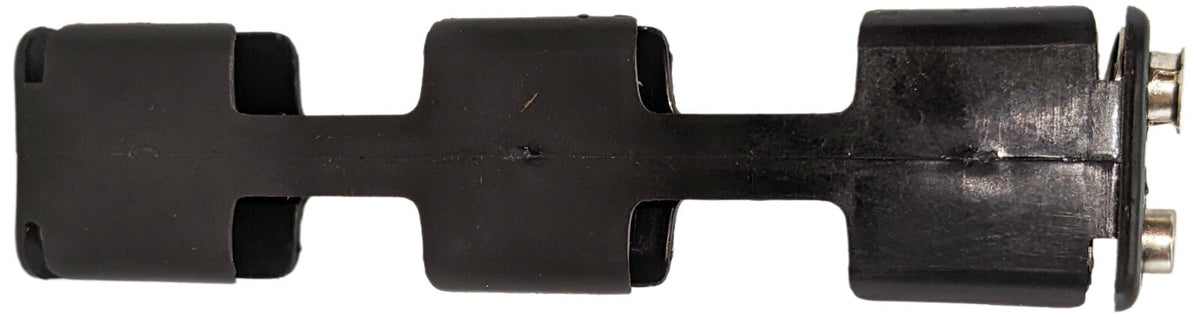 4 "AA" Battery Holder with Snap Connector, Plastic Case (4.40" x 0.66" x 1.00")