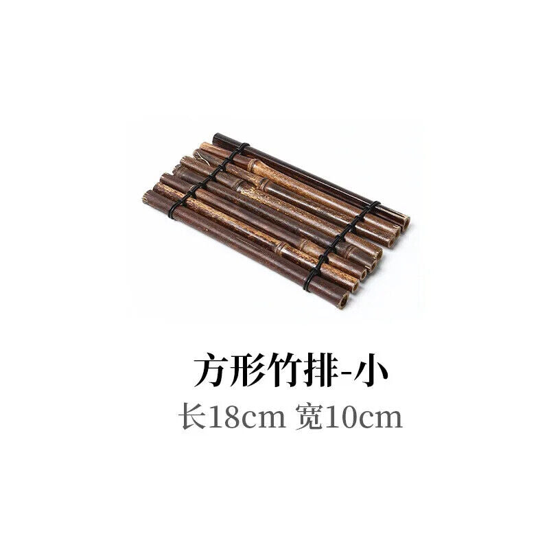 Bamboo Crafts Sushi Plates Japanese Korean Restaurant Sashimi Trays Dishes Decor