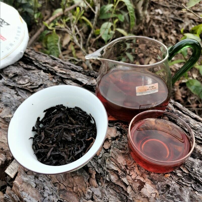 357g Premium Bulandashu Ripe Tea Zhonghong Yin Brown Mountain Big Tree Ripe Tea