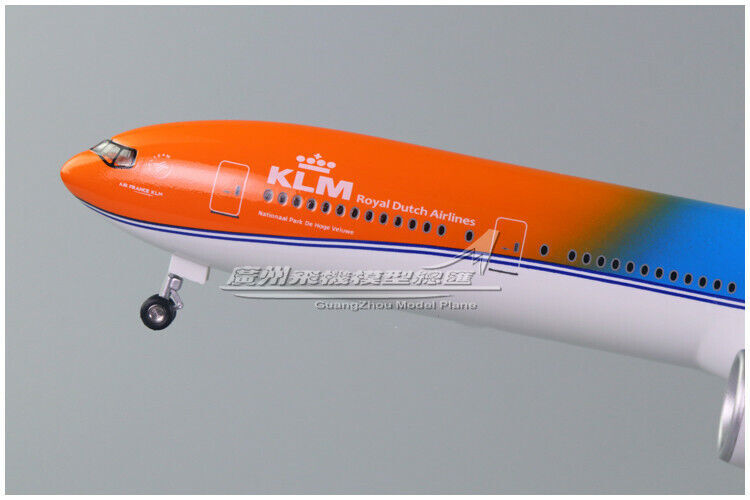 1:160 47CM KLM BOEING 777-300ER Passenger Airplane Resin Aircraft Plane Model