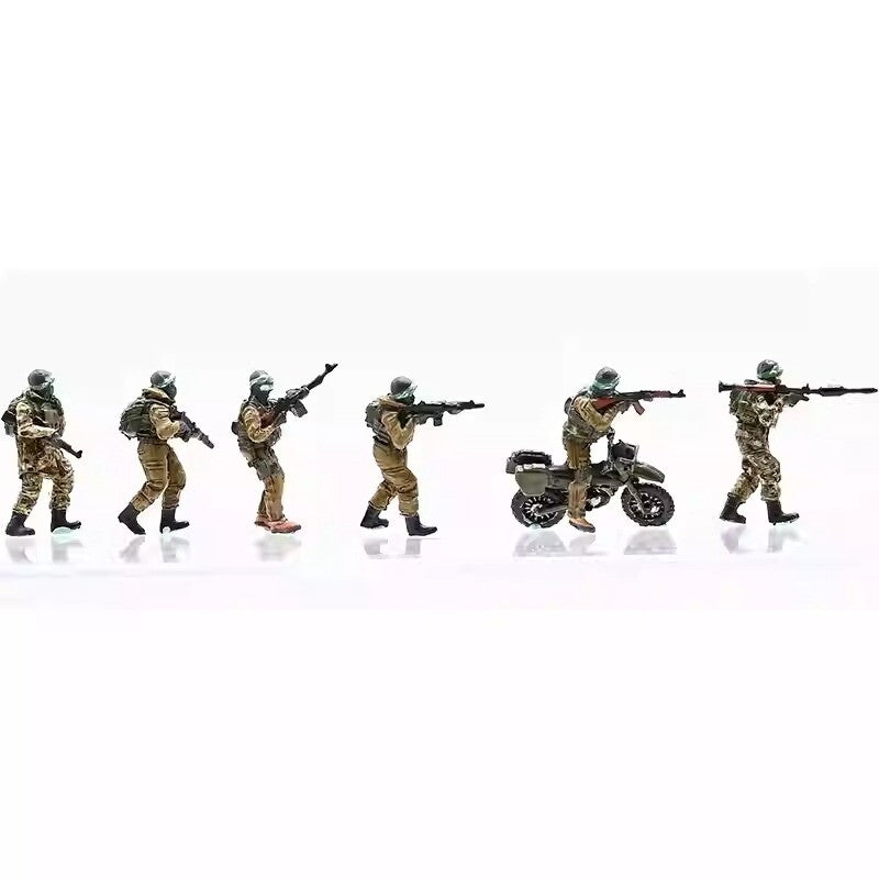 1/72 Middle Eastern Elite Soldiers 6 Soldier Model