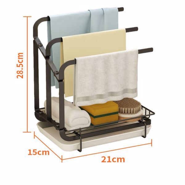 Small Object Storage Rack for Kitchen Supplies