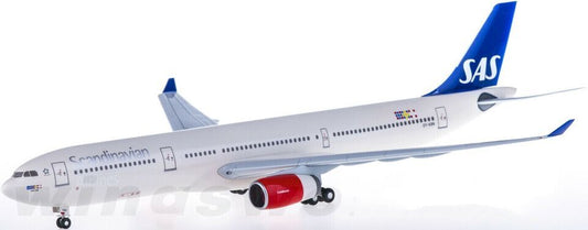 1:200 32CM Hogan SAS Scandinavian AIRBUS A330-300 Aircraft ABS Plastic Model
