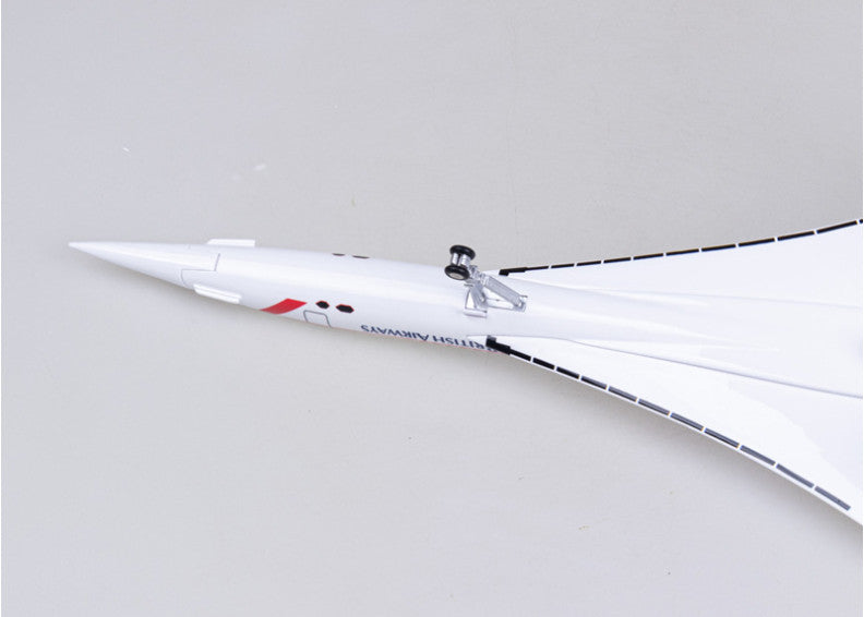 1:125 50CM BRITISH-SINGAPORE Concorde Airplane Landing gear Resin Plane Model