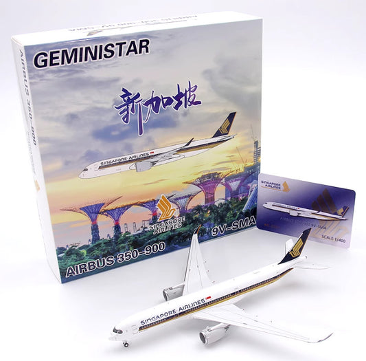 1/400 Singapore Airlines Airbus A350-900 9V-Sma Aircraft Model
