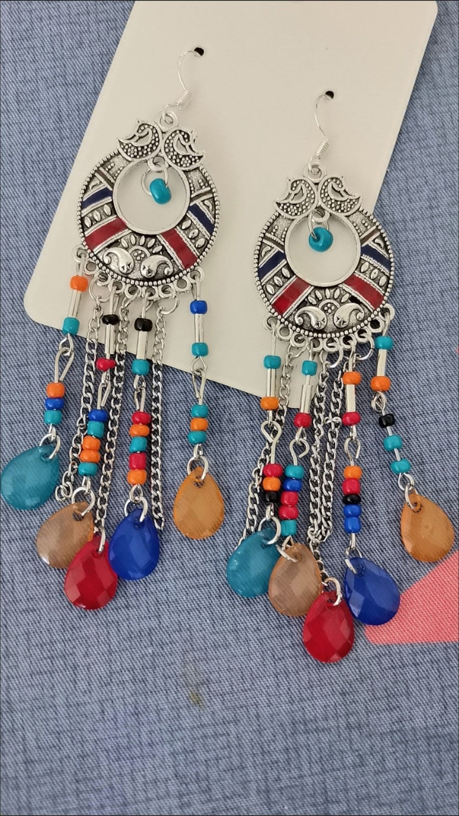 Bohemian Long Tassel Earrings - Retro Ethnic Hypoallergenic Drop Dangles