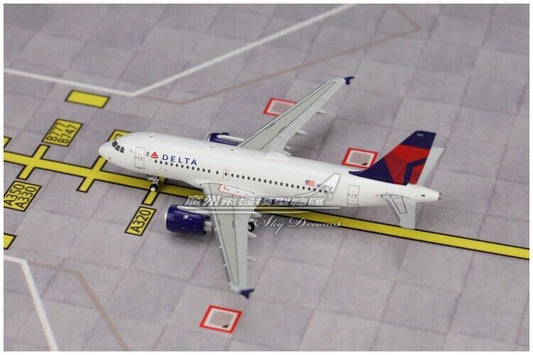1:400 GeminiJets DELTA AIRBUS A319 Passenger Airplane Diecast Aircraft Model
