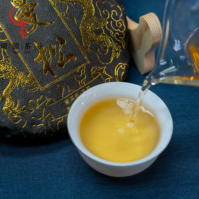 Yunnan Man Song Organic Pu-erh Tea Raw Puerh Tea Cake Puer Pu'er Shengcha 200g