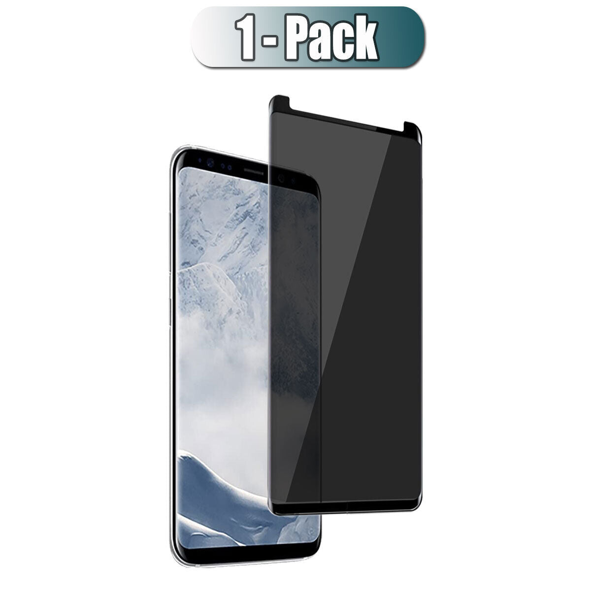 For Samsung Galaxy S8 / S8 Plus Glossy Privacy Tempered Glass Screen Protector