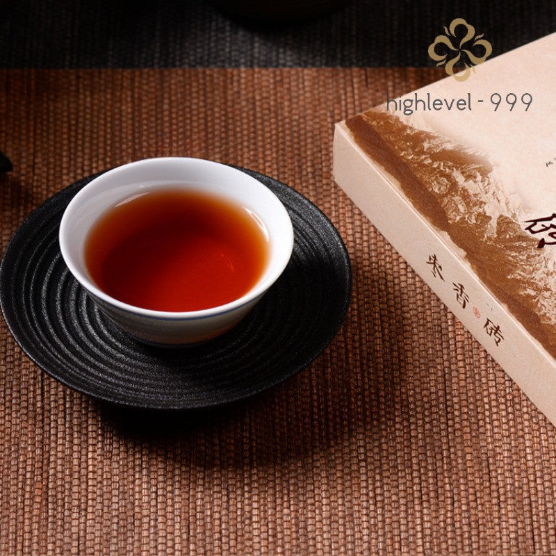 250g 2023 Ripe Puer Tea Brick Menghai High Mountain Arbor Jujube Aroma Tea