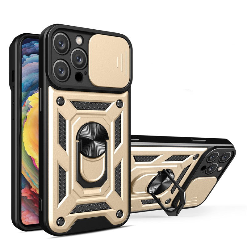 Suitable for iPhone 17 Pro Max Sergeant Ring Holder Phone Case Protective Cover