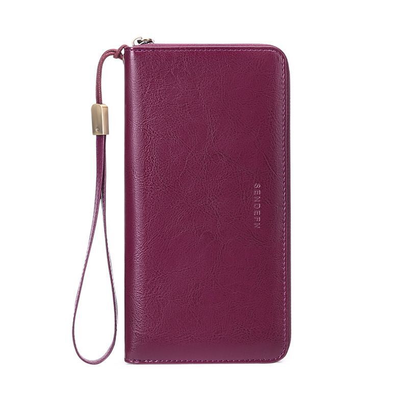 Long Wallet RFID Large Zipper Clutch Polyester Wallet 21*2.5*11.5 CM Traveling