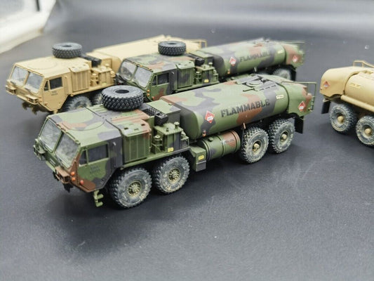 1/72 US Army HEMTT M978 A4 Tank Truck NATO Tricolor Desert Truck Model Finished