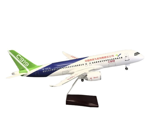 47CM 1:82 CHINA COMAC C919 Passenger Airplane Landing Gear Resin Aircraft Model
