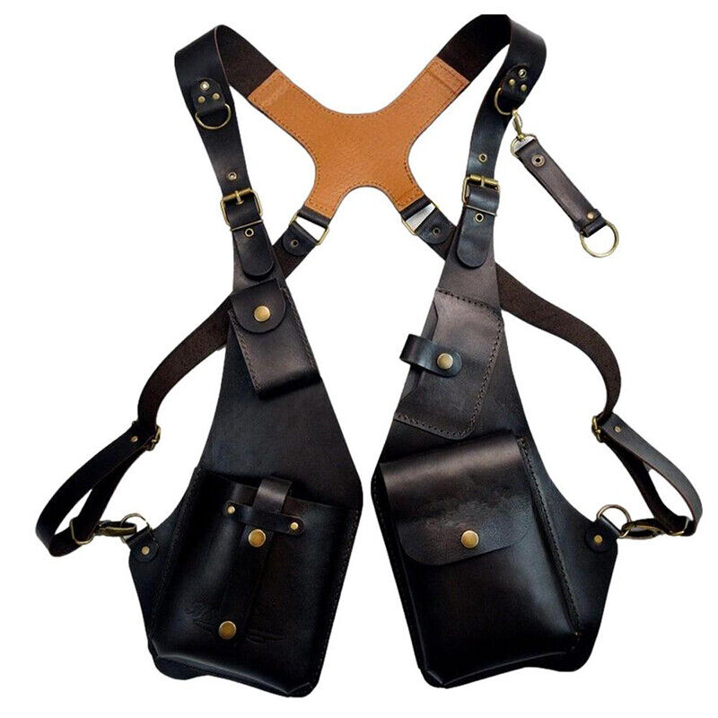 Anti-Theft PU Leather Concealed Underarm Shoulder Holster Bag Phone Case Wallet