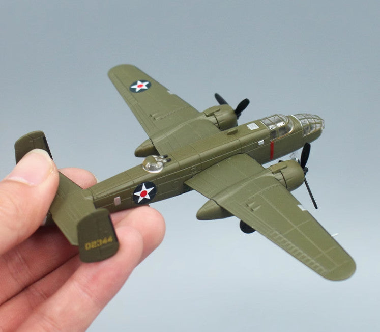 1:144 U.S. ARMY B-25 Mitchell-1941 Fighter Plane Diecast Bomber Model Collection