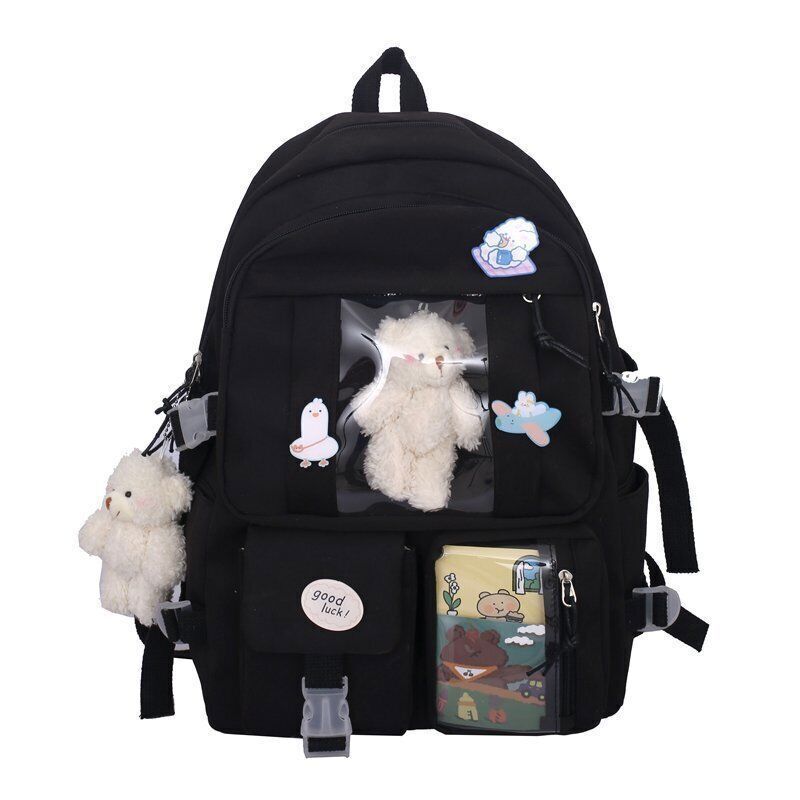 Women Backpack Nylon Female Schoolbag College Backpacks Travel Book Bags