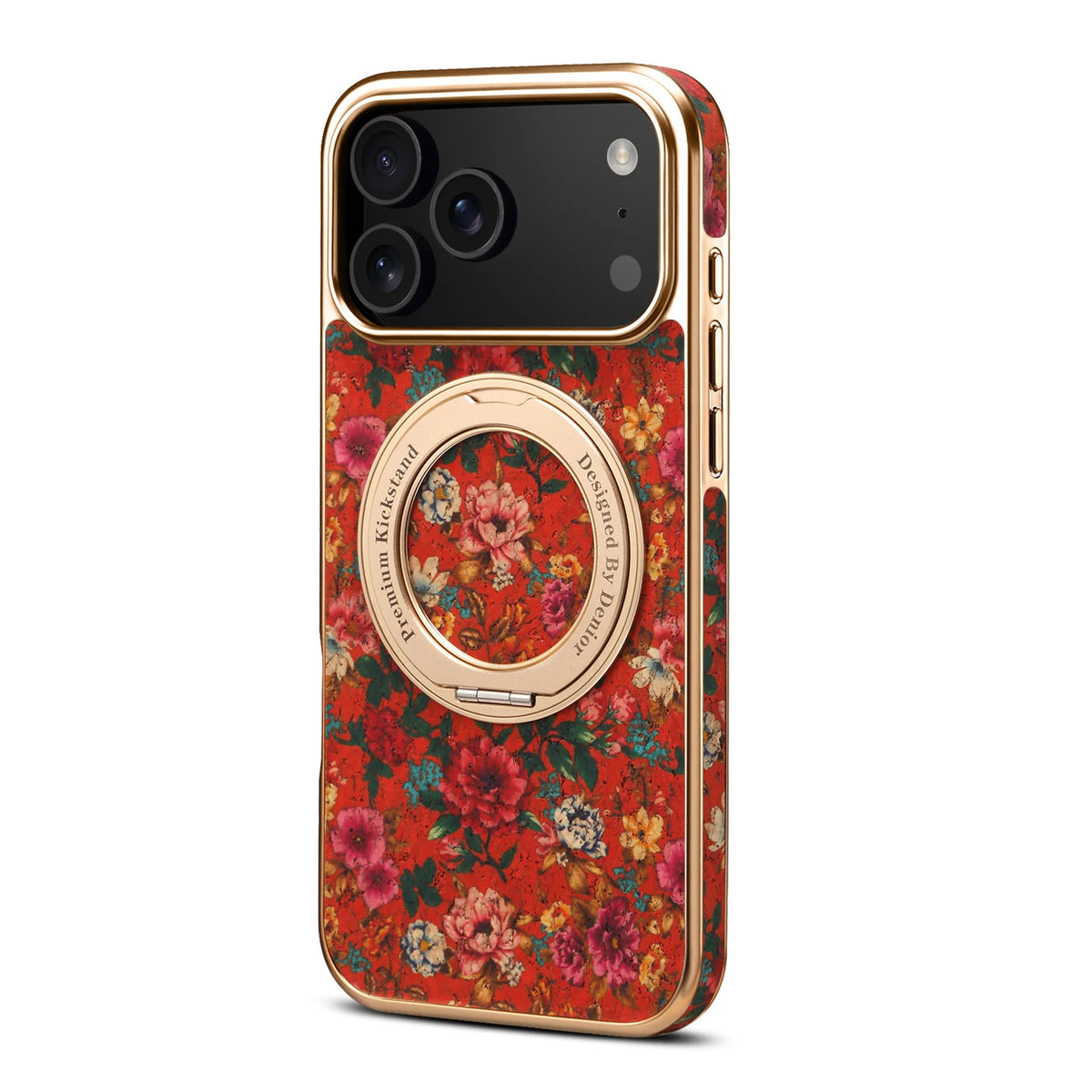 Flower Kickstand Cellphone Cases Magnetic 360° Phone Case for iPhone17promax/16
