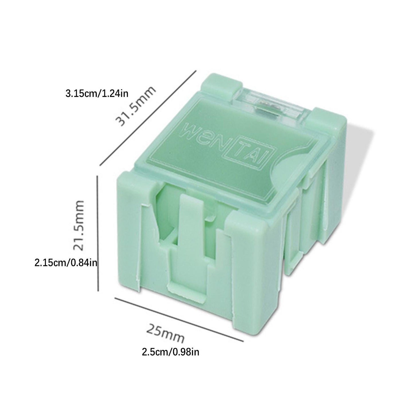 5Pack MD SMT Electronic Component Container Case Auto Lock Mini Storage Boxes d