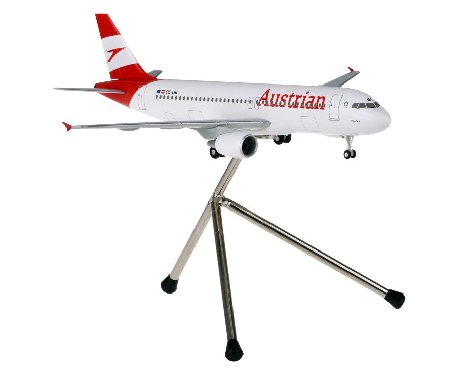 1:200 Hogan Austrian AIRBUS A320 Passenger Airplane ABS Plastic Aircraft Model