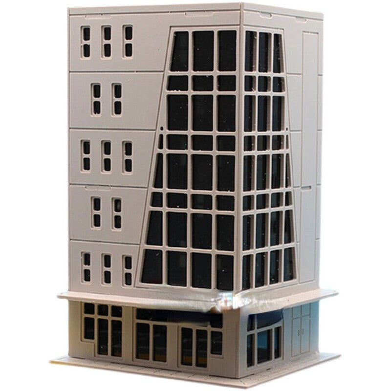 1:64 Building Model Railroad High-rise Office Building Scene Display