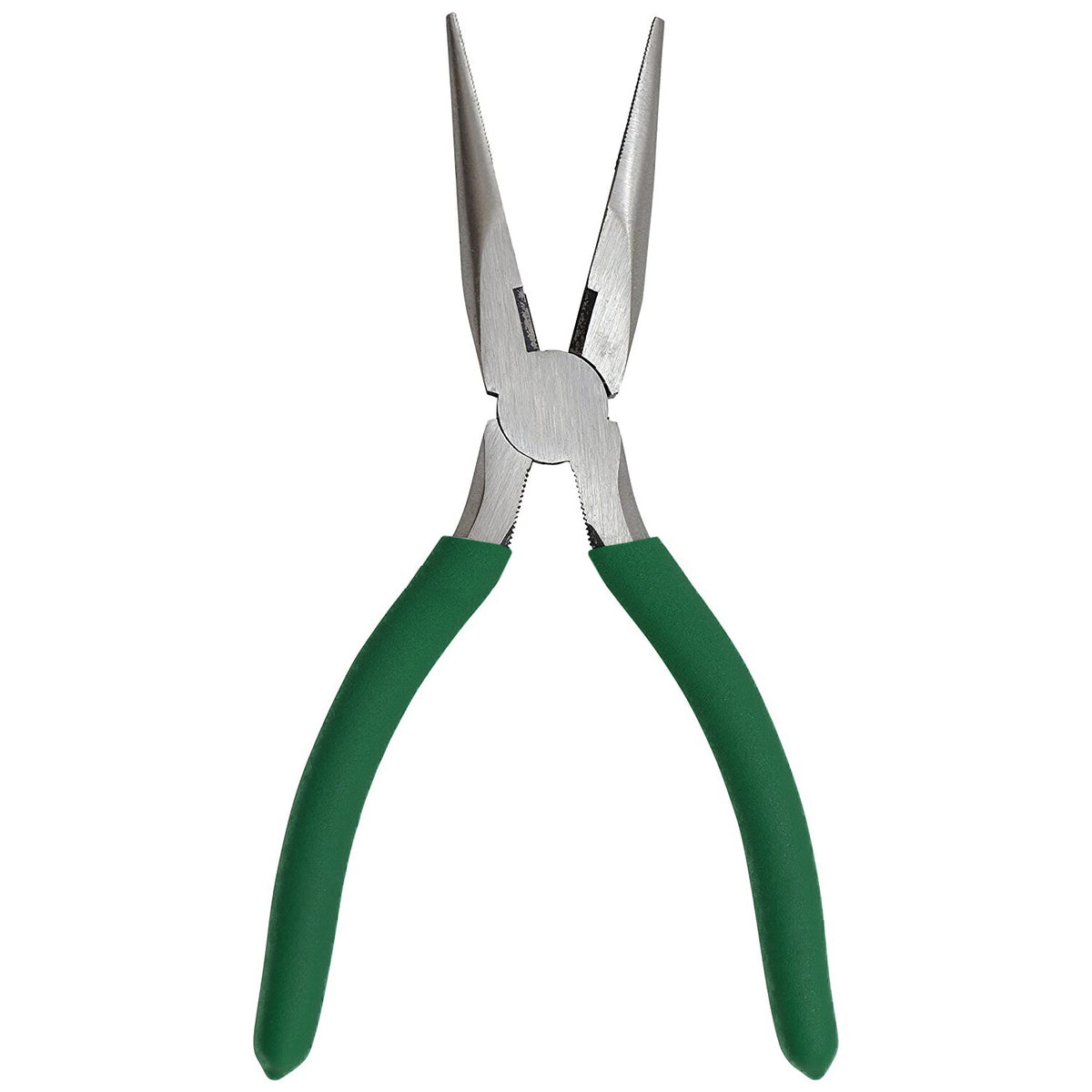 6-1/2" Long Nose Pliers (Serrated Jaws) with Wire Cutter and Comfort Grip Handle