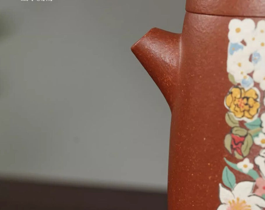 140cc chinese Yixing Handmade Zisha teapot JiangPoNi FanHua Hu Gongfu Tea Pot