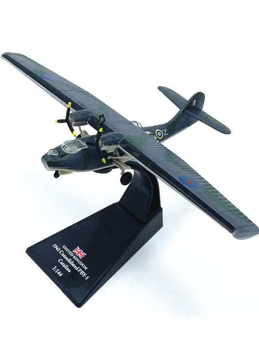 1:144 British Pby-5 Catalina Seaplane Model Wwii Reconnaissance Static Ornament