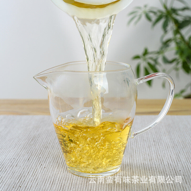 357g Yunnan Pu'er Tea Seven Seed Cake Bangdong Ancient Tree Golden Leaf Raw Tea