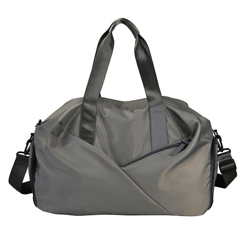 Solid Shoulder Bags Dry and Wet Separation Waterproof Sports Gym Bag Male Female