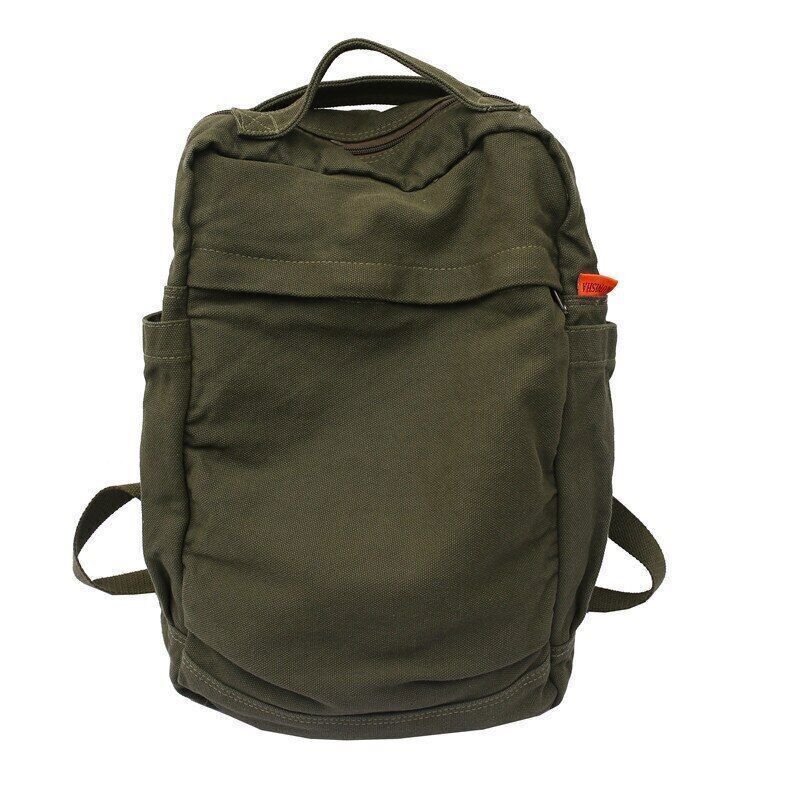 Women Backpack Canvas Rucksack Daypack School Bag for Unisex Book Bag