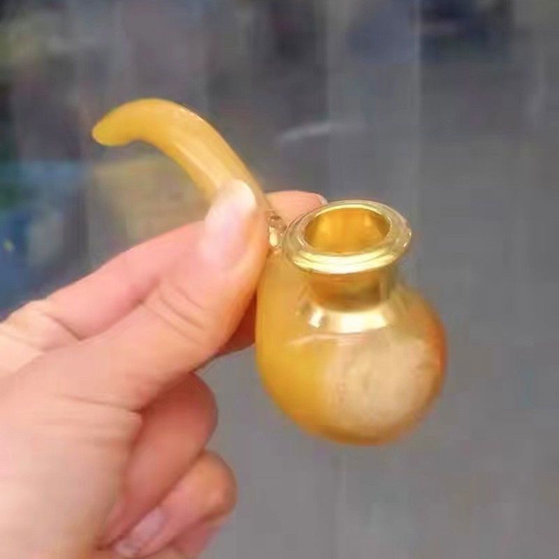 Yellow Horn Pipe Super Filter Cigarette Holder Can Be Cleaned and Recycled 1pc