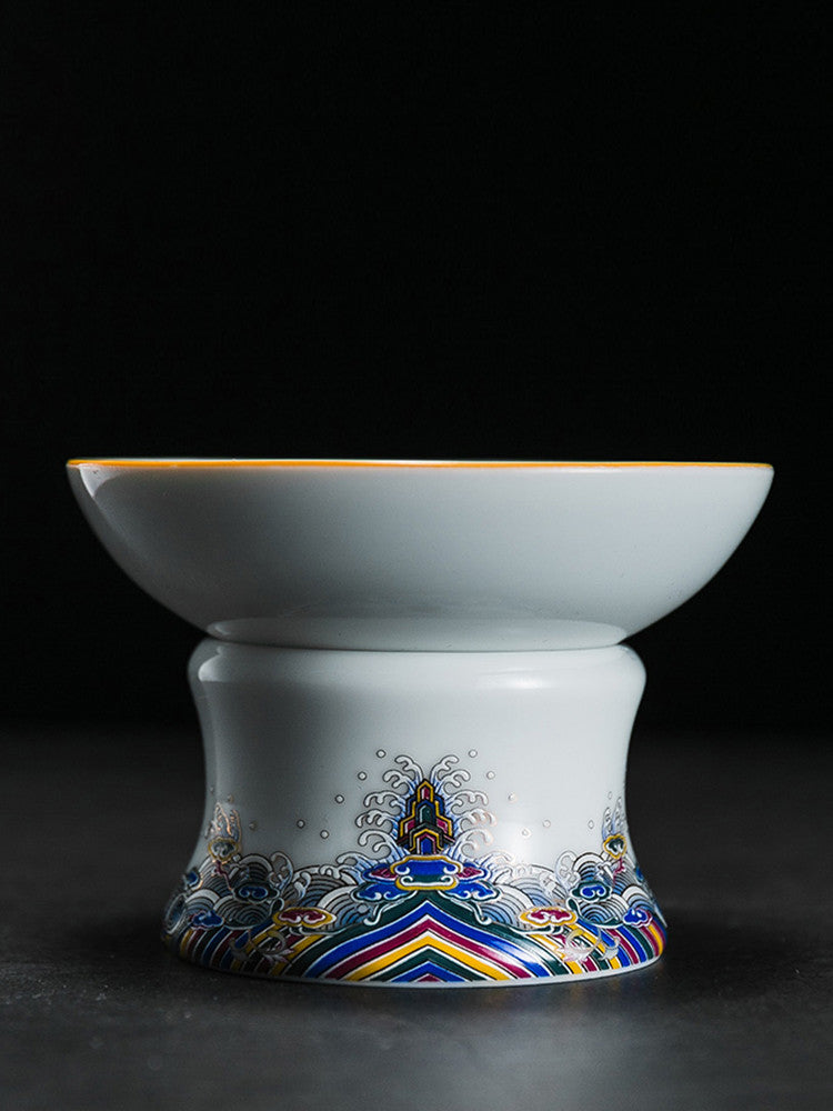 Porcelain Tea Set Good Quality Ceramic Gaiwan Saucer Master Made Tea Cup Pitcher